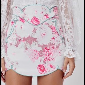 For Love & Lemons Weston denim skirt